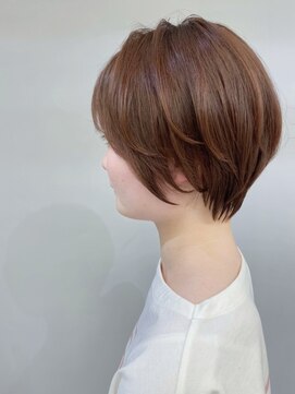 バッカ(BACCA) ＃大人上品丸みショート 春色  ベージュピンク＃