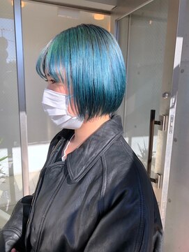 ゲーム 吉祥寺店(GAME) インナーカラー/ダブルカラー/ミルクティーベージュ/ボブ