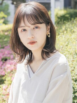 ガーデン タチカワ(garden tachikawa) 暗髪×ロブ×シースルーバング×フレンチガーリー