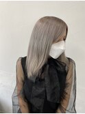 #ダブルカラー #ケアブリーチ #スノウグレー