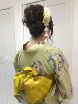 サクシード&nbsp;浴衣ヘアー