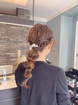 ジーズ(G's) 編み下ろし褒められる♪結婚式　アレンジ　ヘアセット