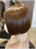 髪質改善トリートメントミルクティーベージュカラーくびれヘア