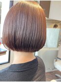 カットの失敗!すかれ過ぎた髪を丸みボブに修正