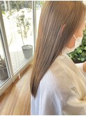 ミルクティーカラー/髪質改善トリートメント
