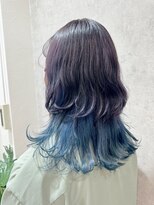 ヘアーワークス ボナ(HAIR WORKS bona.)&nbsp;おしゃれ女子のインナーカラー うる艶ヘア レイヤーカット