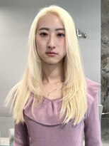 ソル ジングウマエ(SOL JINGUMAE)&nbsp;ミルクティーベージュダブルカラーグレージュカラーハイライト