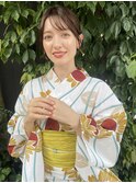 浴衣着付け × ヘアセット
