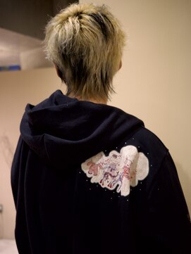 ネロ ヘアサロン ネイビー 渋谷(NERO HAIRSALON NAVY) 【田中春佳】ウルフ デザインカラー