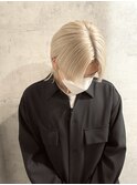 ホワイトブロンド　エンドカラー　フェイスフレーミング