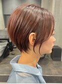 30代40代大人女性/前髪ありショートボブ/ショートヘア/髪質改善