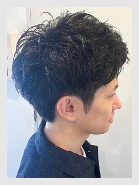 クリアオム 春日部(CLEAR homme) メンズ 爽やか無造作ショートスタイル アップバング ビジネス◎