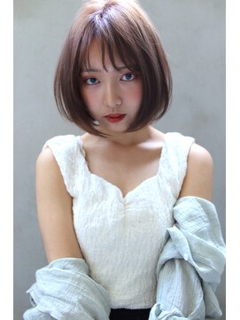 マルフェ 天王寺(marfe) 【marfe】ボブ＿マッシュボブ＿ブリーチなしカラー