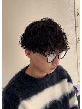 スイッチ(men's SWITCH) 波巻きスパイラルパーママッシュ刈り上げレイヤーショート