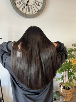 イチ(ichi)の写真/手触り、持ち良し。周りから褒められるサラツヤ美髪へ☆理想のストレートで毎日のスタイリングも簡単に◎