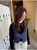 ロングヘア 韓国ヘア