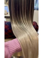 スタイル 横浜(STYLE)&nbsp;エクステ８０本wベージュグラデーション/グレージュ/長さだし
