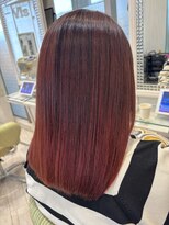 ビス ヘア アンド ビューティー 西新井店(Vis Hair＆Beauty)&nbsp;20代30代40代ピンクアッシュ髪質改善カラー艶感ストレート