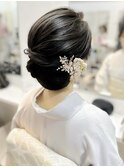華やかシニヨン