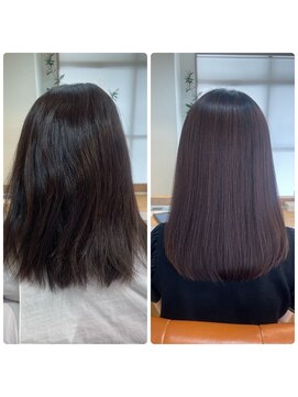 スープル オザキヤマ(SOUPLE.ozakiyama) 【髪質改善x縮毛矯正】SILKストレート