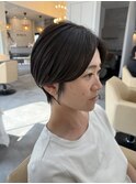 おさまりの良い大人ショートヘア