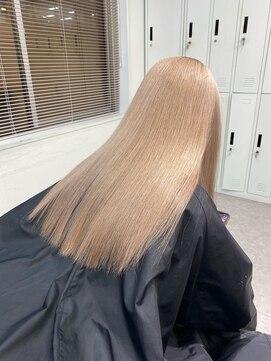 ペレ 渋谷(PELE) くびれヘア/アプリコットオレンジ/夏のヘアアレンジ/渋谷