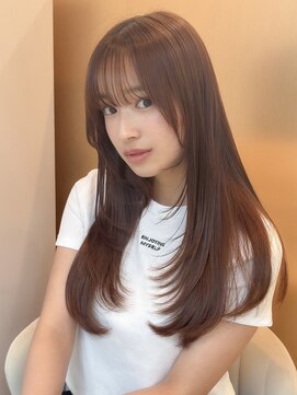 ロンド ブランシュ 錦糸町北口(Lond blanche) ミニウルフレイヤーカット顔周りカット前髪カット韓国ロング