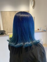 アズールサン 草加西口店(azule-sun)&nbsp;ダブルカラー,ネイビーブルー,ケアブリーチ【草加】