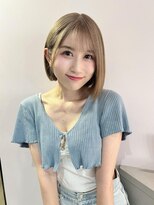 ユーフォリア エヌ 池袋サンシャイン通り店(Euphoria +n)&nbsp;10代20代人気/王道小顔ボブ×ミルクティーカラー