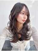 レイヤーカットでつくる韓国ヘア
