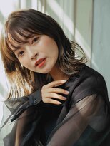 アオ ペルシュ(AO Perche)&nbsp;外ハネミディ×アッシュベージュ