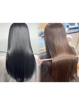 厳選した薬剤＆こだわりの施術だからこそ叶うストレートヘア![韓国/髪質改善/縮毛矯正/新宿]