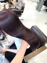 ハピネス 梅田茶屋町店(HAPPINESS)&nbsp;ブリーチなしダブルカラーワインレッド