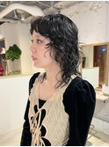 山本/20代30代ウルフパーマレイヤーカットハッシュカット吉祥寺