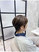 白髪ぼかし脱白髪染め/脱白髪染めハイライト/透明感