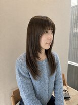 オクユキ(OKUYUKI) 顔まわりレイヤーでつくる、柔らかナチュラルヘア*