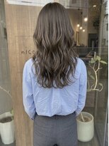 ニコリヘアワークス(nicori hair works)&nbsp;ロング×ショコラグレージュ3