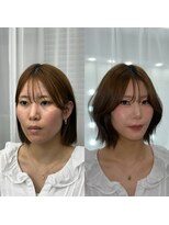 ヘアサロンJ&nbsp;骨格に合わせた韓国ヘアメイク