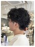 メンズパーマ＋カット　￥12000