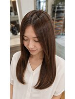 ヘアアトリエ ナイン(hair atelier nine)&nbsp;ダークパープル/ナチュラルショート/ミルクブラウン/夏/福島市