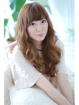 フレイムスヘアーアンドリラックス 西川口店 透け感ウェーブロング