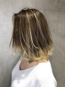 アンカーバイナチュラル(anchor by natural) ☆バレイヤージュ×ホワイト☆