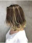 ☆バレイヤージュ×ホワイト☆