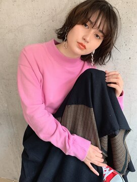 クラフト ヘア デザイン(CRAFT HAIR DESIGN) シークレットハイライト×外国人風ニュアンスレイヤーボブ