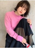 シークレットハイライト×外国人風ニュアンスレイヤーボブ