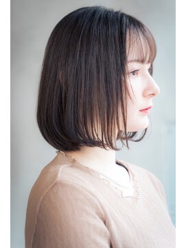 ロジッタ(ROJITHA) 【ROJITHA 原宿表参道】内巻きミディ×クリアブラウン