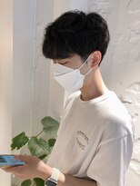 メルト 吉祥寺(melt)&nbsp;《長谷川》くせ毛マッシュ前下がり　ソフト刈り上げ　マット