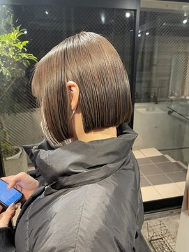 ノラジャーニー(NORA Journey) 【佐藤】ぷつっとミニボブ×ベージュカラー