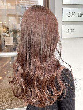 カッツ 元町店(CUT S) ピンクブラウンカラー