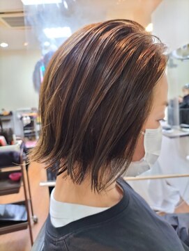 サンクスヘアー(Thanks hair) Thanks　hair 　ボブスタイル